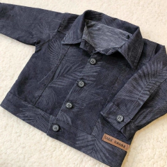 Campera de jean estampado - comprar online