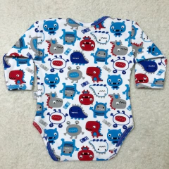 Body manga larga monstruos azul en internet