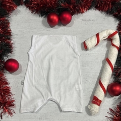 Enterito blanco musculosa "mi primera navidad" - tienda online