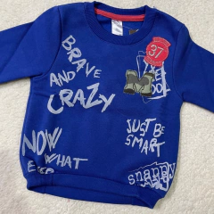 Buzo sin capucha algodón frisado (ÚLTIMO 9-12 MESES) en internet