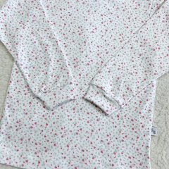 Media polera lisa con puño rosas rojas (ÚLTIMA 24 MESES) - comprar online