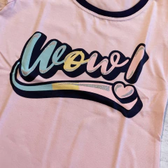 Remera manga corta rosa (ÚLTIMA 24 MESES) - comprar online