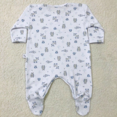 Enterito con pie animalitos celestes en internet