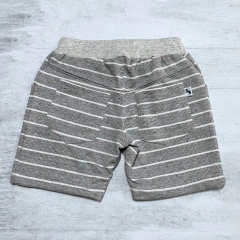 Bermuda algodón rústico rayada gris (ÚLTIMA 24 MESES) en internet