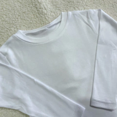 Remera manga larga lisa blanca (24 MESES) en internet