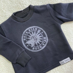Buzo sin capucha algodón frisado (6-9 MESES) - comprar online