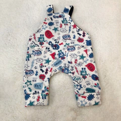 Jardinero de algodón (ÚLTIMO 6-9/9-12M) - tienda online