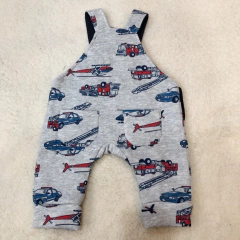 Jardinero de algodón (ÚLTIMO 6-9/9-12M) - Saque Buraque