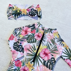 Traje de baño body con vincha (ÚLTIMO 6-9/9-12M) - comprar online