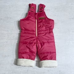 Campera + jardinero fucsia (ÚLTIMO 9-12M)