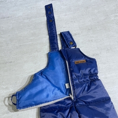 Campera + jardinero azul francia (ÚLTIMO 9-12M) - Saque Buraque