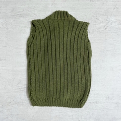 Chaleco tejido verde - Saque Buraque