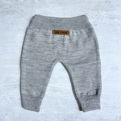 Pantalón tejido gris claro - Saque Buraque