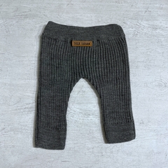 Pantalón tejido acanalado gris oscuro - Saque Buraque
