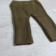 Pantalón tejido acanalado marrón en internet