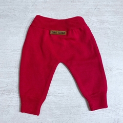 Pantalón tejido rojo - Saque Buraque