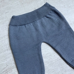 Pantalón tejido celeste - comprar online