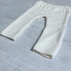 Pantalón tejido acanalado natural en internet