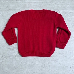Sweater con ochos rojo - Saque Buraque