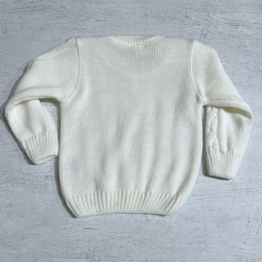 Sweater con ochos natural - Saque Buraque