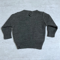 Sweater con bolsillo gris oscuro en internet