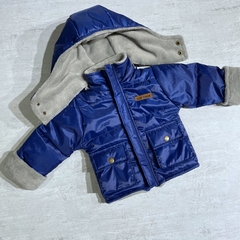 Campera + jardinero azul francia (ÚLTIMO 9-12M) - comprar online