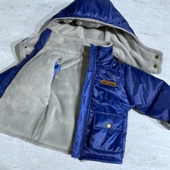 Campera + jardinero azul francia (ÚLTIMO 9-12M) - Saque Buraque