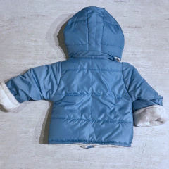 Campera + jardinero turquesa (ÚLTIMO 9-12M) - tienda online
