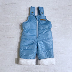 Campera + jardinero turquesa (ÚLTIMO 9-12M)