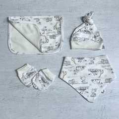 Ajuar 9 piezas zafari - tienda online