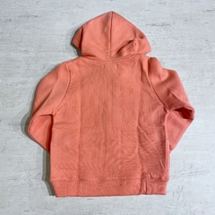 Campera con capucha algodón frisado salmón (ÚLTIMA 12M) - tienda online