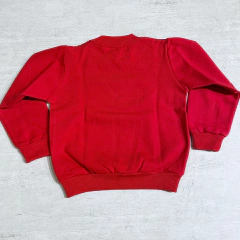 Buzo cuello redondo algodón frisado rojo (ÚLTIMO 24M) en internet