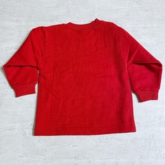 Buzo cuello redondo algodón frisado camping rojo (ÚLTIMO 12M) en internet