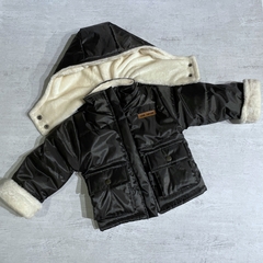 Campera + jardinero negro (ÚLTIMO 9-12M) - comprar online