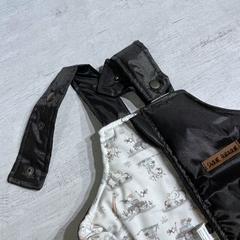 Campera + jardinero negro (ÚLTIMO 9-12M) - tienda online