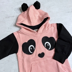 Buzo con capucha algodón frisado rosa (ÚLTIMO 12M) - comprar online