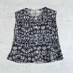 Camisa con volados (ÚLTIMA 9-12/12M)