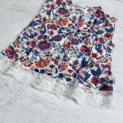 Camisa con volado de puntilla (ÚLTIMA 9-12M) en internet
