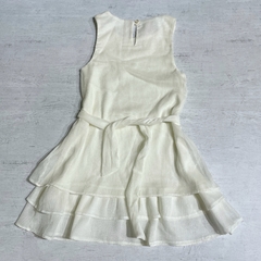 Vestido musculosa volado crudo -SIN CAMBIO- - Saque Buraque