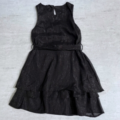 Vestido musculosa volado negro -SIN CAMBIO-