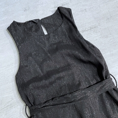 Vestido musculosa volado negro -SIN CAMBIO- - comprar online