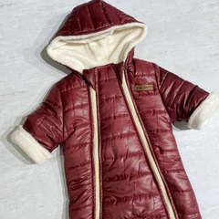Astronauta bordo con polar soft crudo + mitones (ÚLTIMO 0-3M) - comprar online