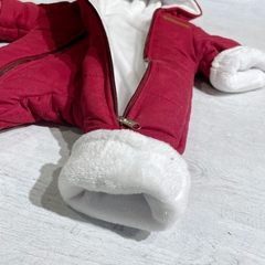 Imagen de Astronauta bordo con polar soft blanco + mitones (ÚLTIMO 0-3M)