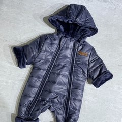 Astronauta azul con polar soft azul + mitones - tienda online