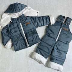 Campera + jardinero petroleo - comprar online