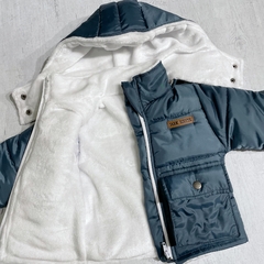 Campera + jardinero petroleo - Saque Buraque