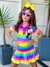 Vestido Sorvete Colorido na internet