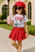 Conjunto Hello Kitty oversized Vermelho - Tutitu Store