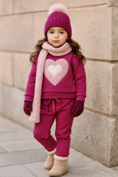 Conjunto Metalassê Coração