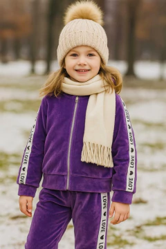 Conjunto Veludo Roxo - comprar online